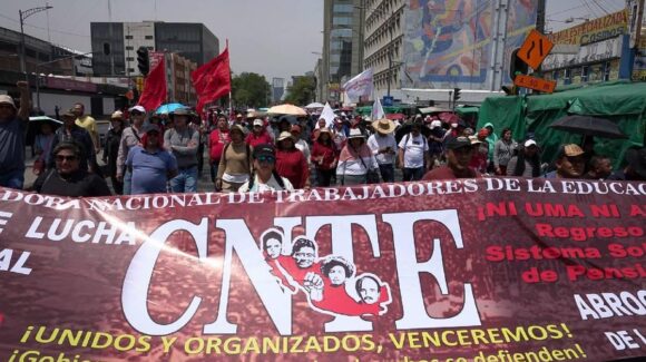 A tomar precauciones, CNTE anuncia marcha en CDMX este lunes con cierres de vialidades