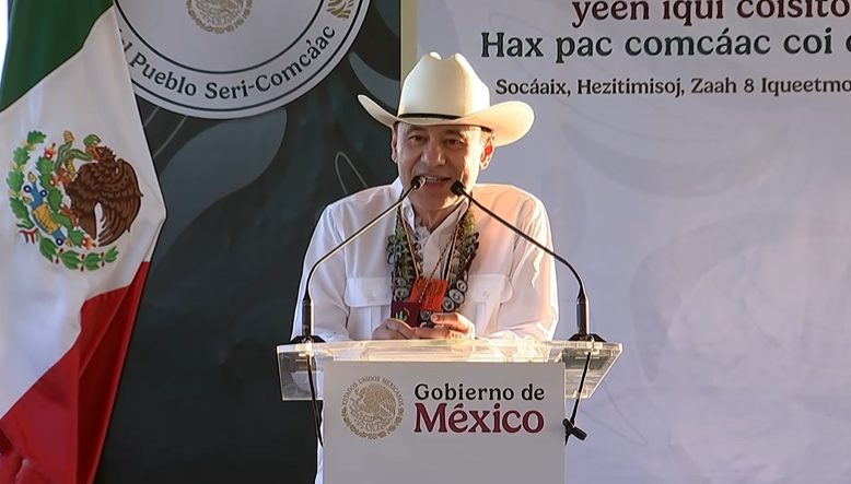El gobernador Alfonso Durazo