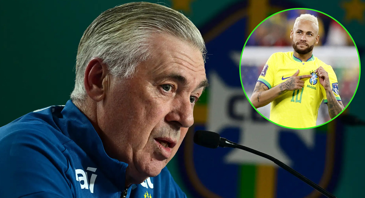 Carlo Ancelotti aseguró que Neymar podrá jugar con Brasil en la Copa del Mundo 2026