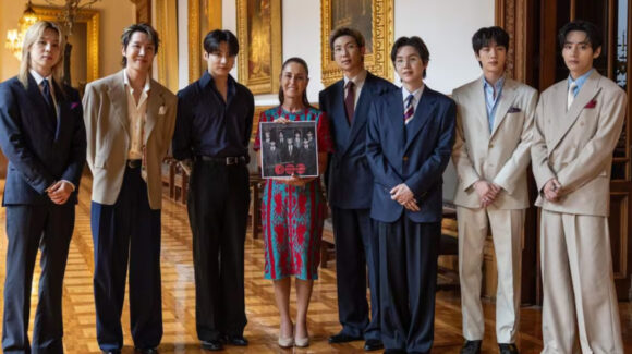 BTS comparte VIDEO de su visita al Palacio Nacional y Claudia Sheinbaum reacciona: “La pasaron bien”