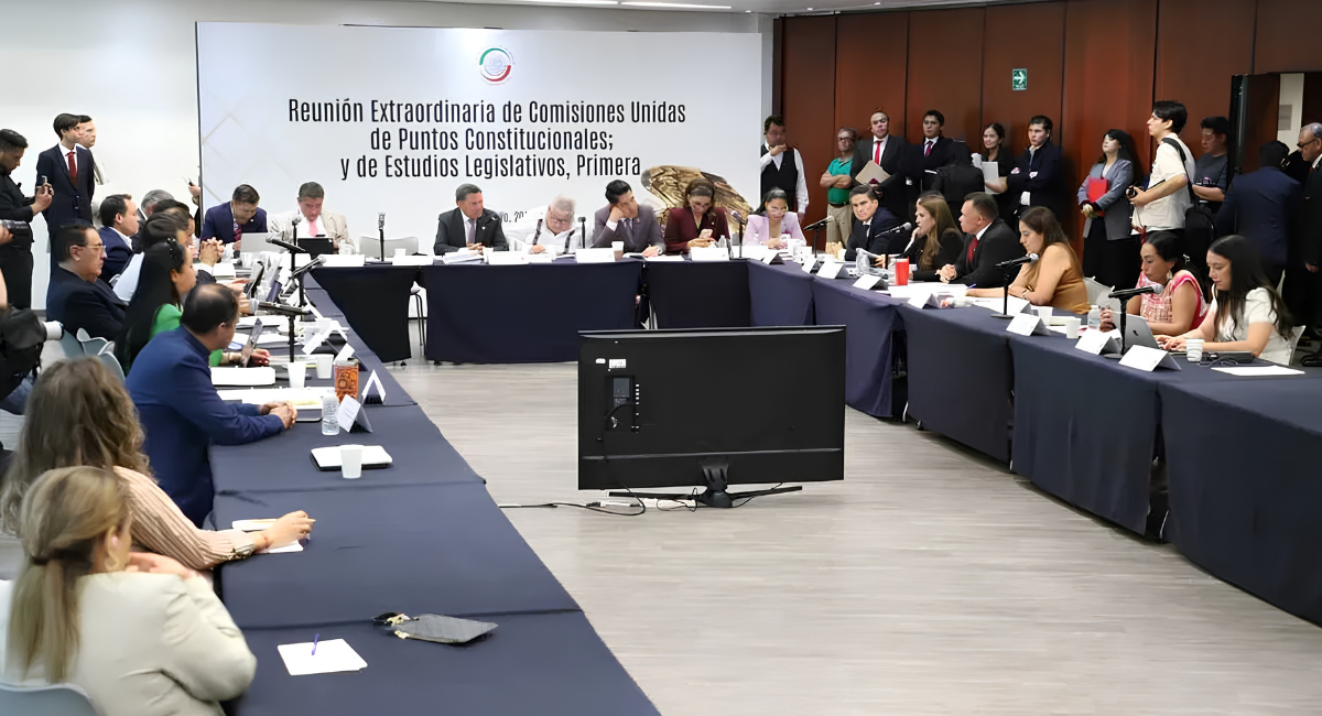 Comisiones del Senado aprueban reforma que aplaza la elección judicial hasta 2028