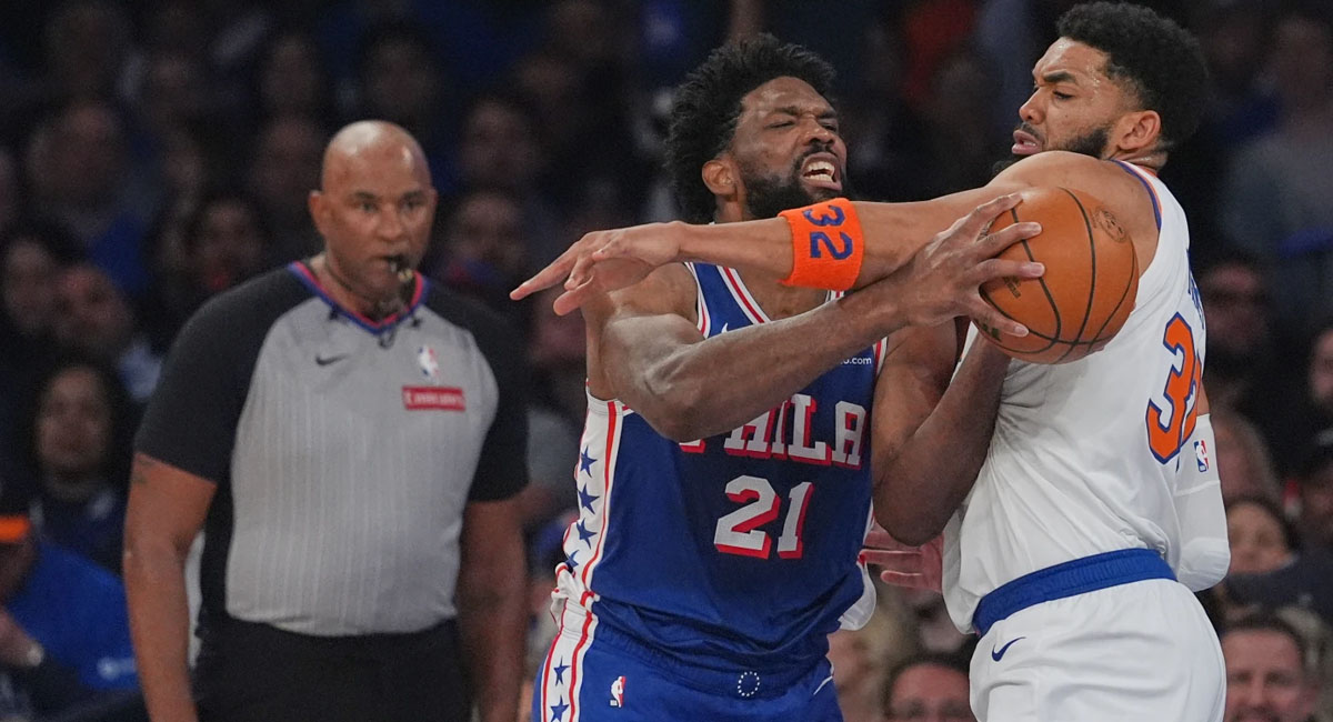 Towns se encargó de contener los ataques de Embiid