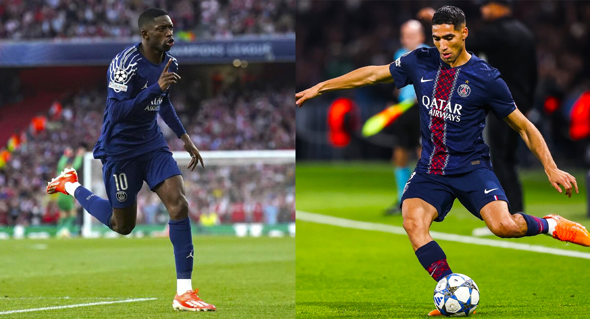 El PSG recuperó a Dembelé y Hakimi para la final de la Champions League ante el Arsenal