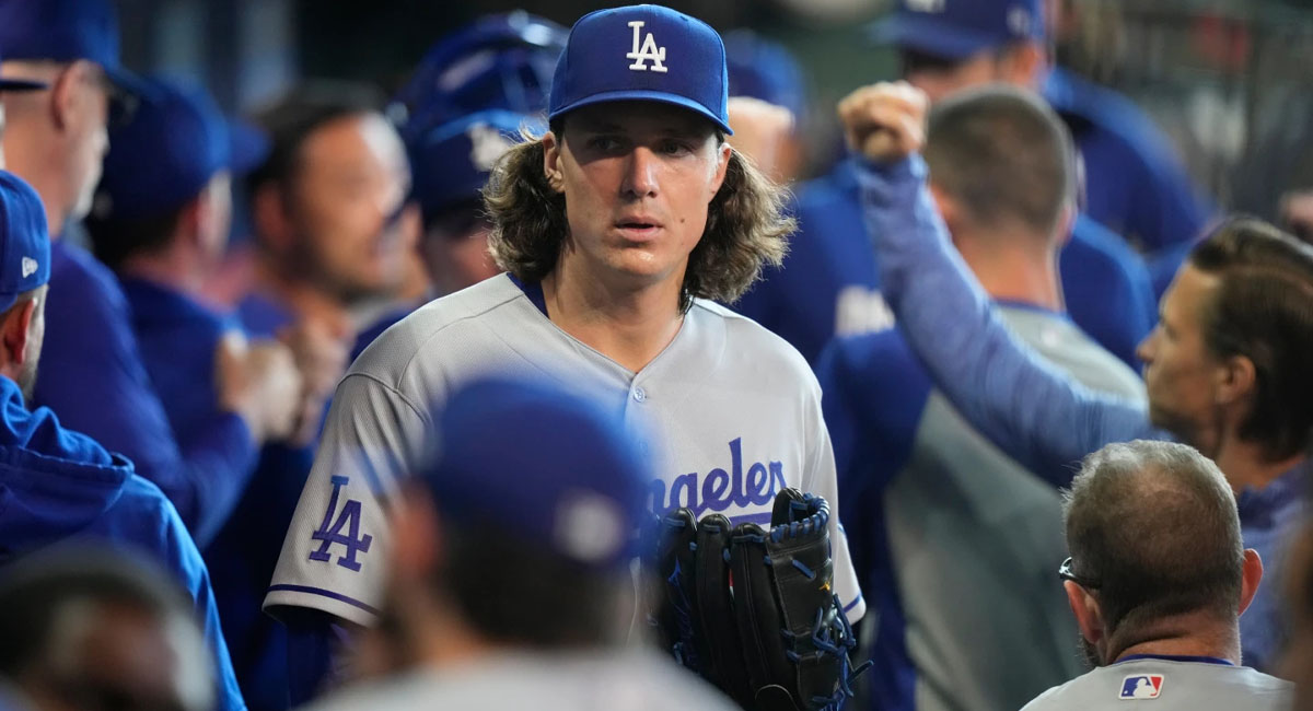 Glasnow abandonó el encuentro después de sufrir una lesión