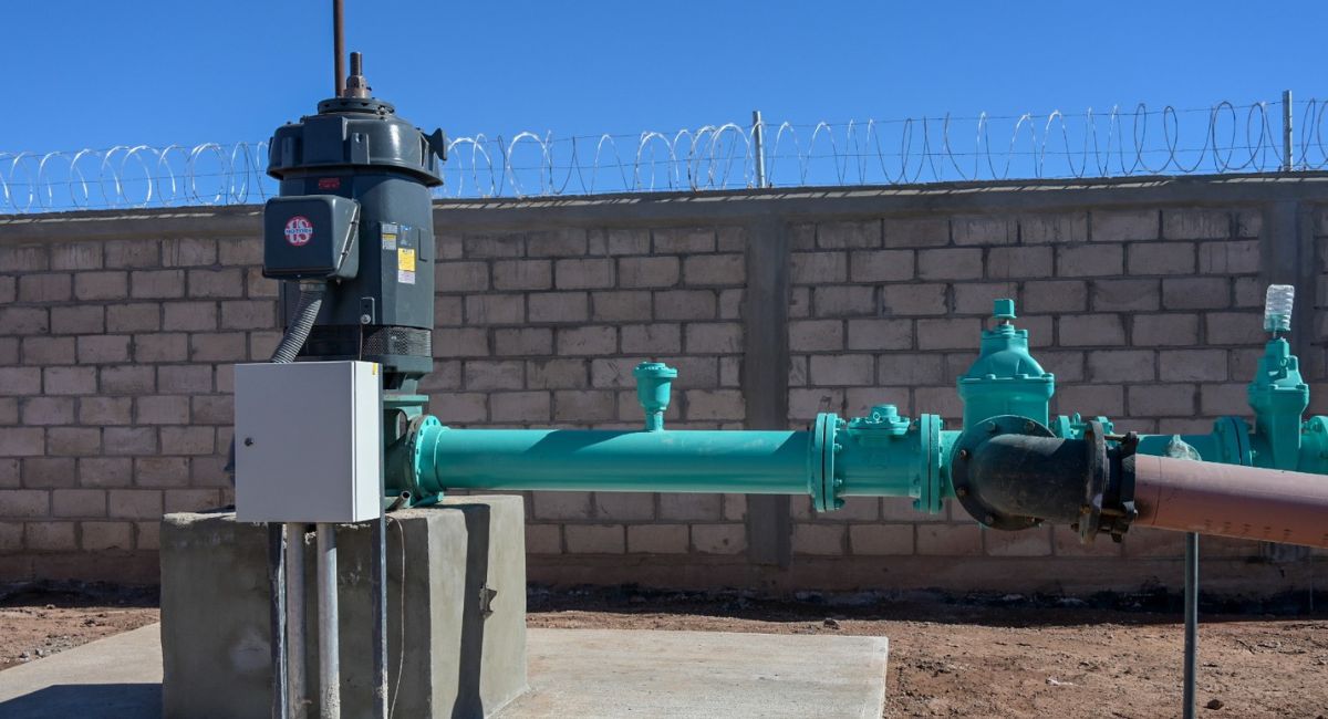 Gobierno de Sonora refuerza infraestructura hídrica para asegurar abasto en Agua Prieta