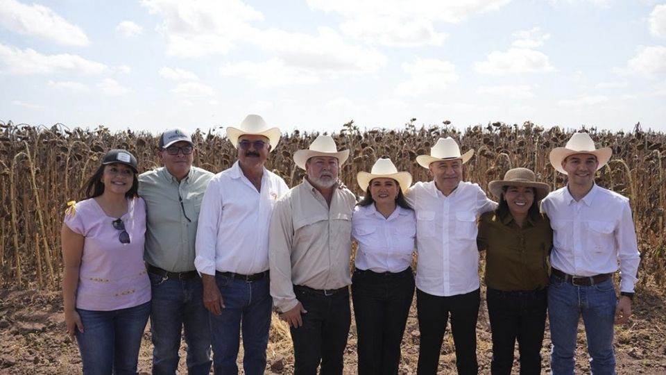 Gobierno estatal y federal impulsan reconversión agrícola para enfrentar cambio climático en Sonora