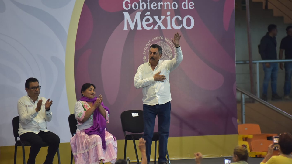 Javier Lamarque participó en el evento encabezado por la presidenta en el CUM de Ciudad Obregón