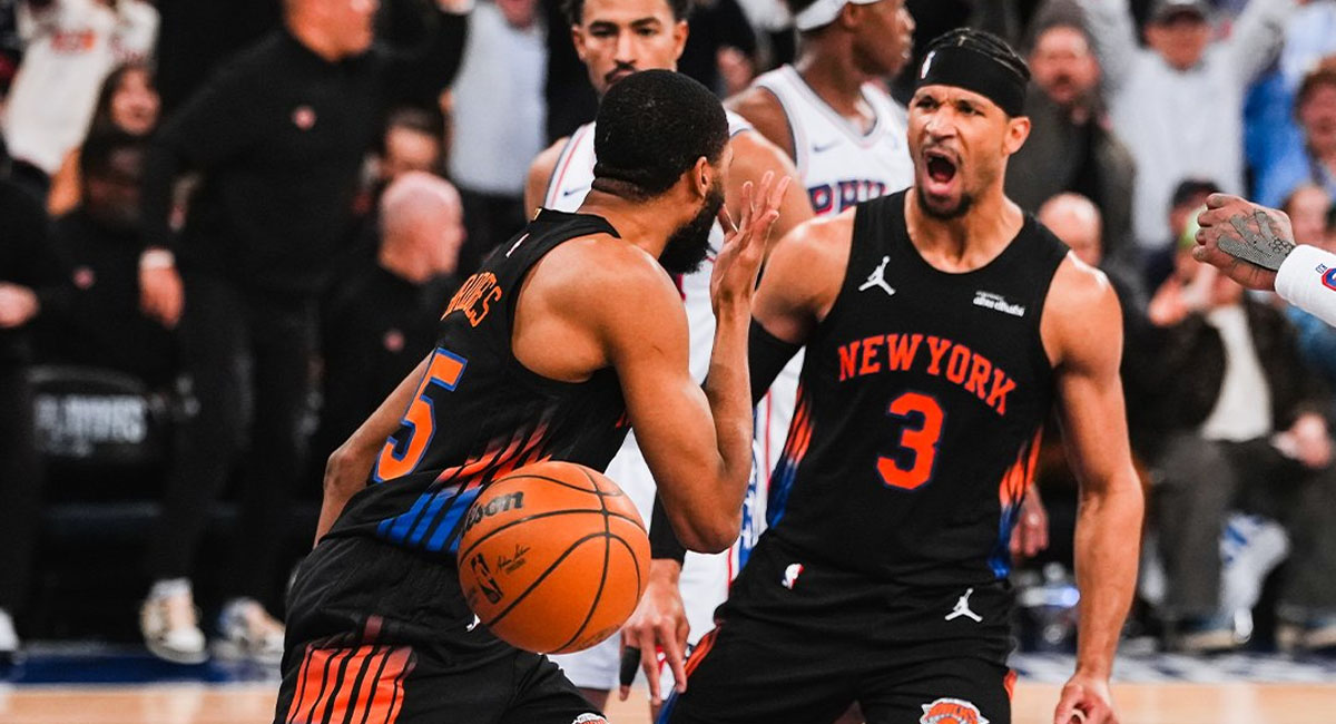 Los Knicks aprovecharon muy bien su localía para adelantarse en la serie