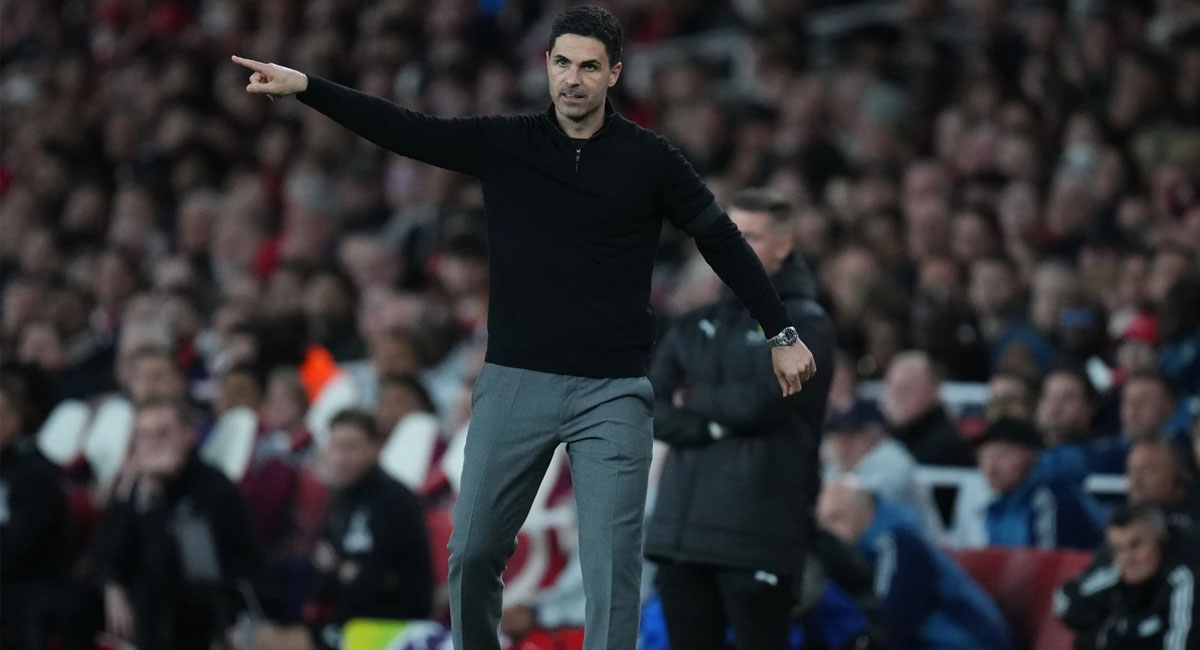 Arteta tiene a su equipo a un paso de conquistar la liga inglesa