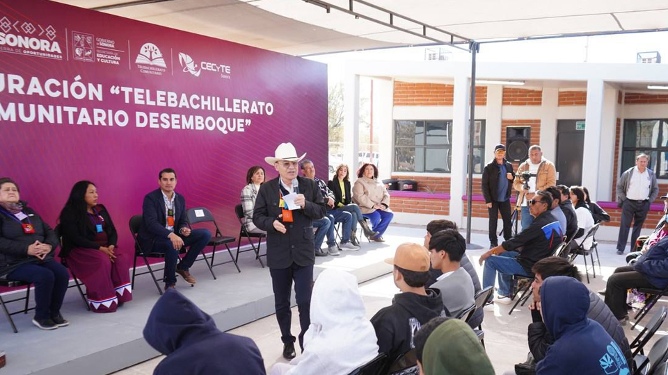 Más jóvenes tendrán acceso al bachillerato en Sonora con nueva estrategia de Alfonso Durazo