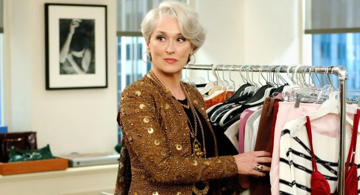 Meryl Streep en su papel de Miranda Presley