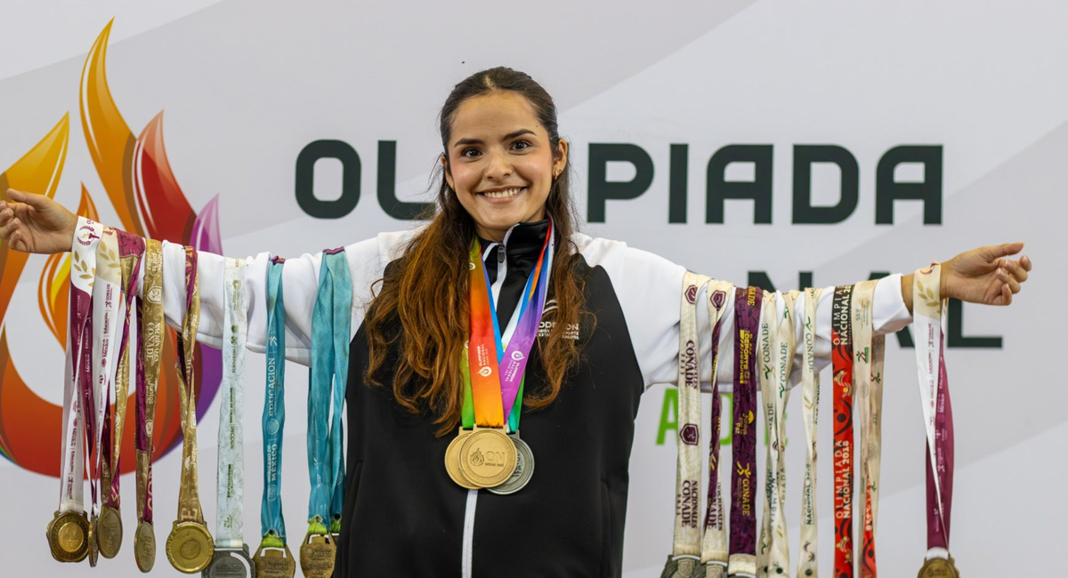 Naomi Montes se consolida como la 'reina' de halterofilia en Sonora: Suma 21 medallas nacionales.