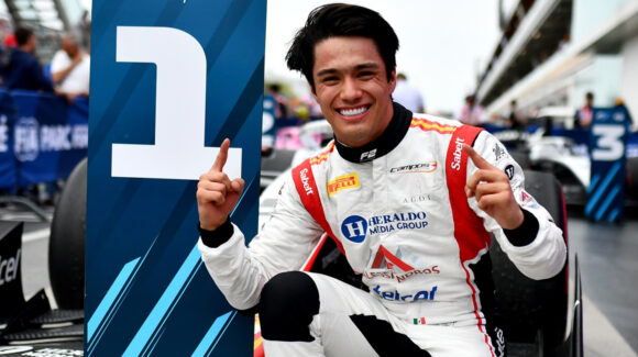 Noel León consigue su primera victoria en F2; el mexicano triunfa en la Sprint Race de Canadá