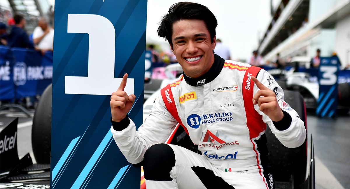 Noel León, piloto mexicano, consiguió su primera victoria en F2 tras conquistar la accidentada Sprint de Canadá