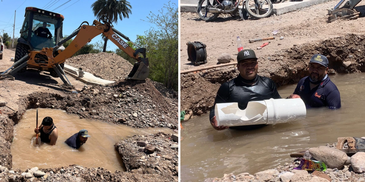 Oomapas Navojoa anuncia 'corte' en el sector oriente, será para arreglar fugas de agua