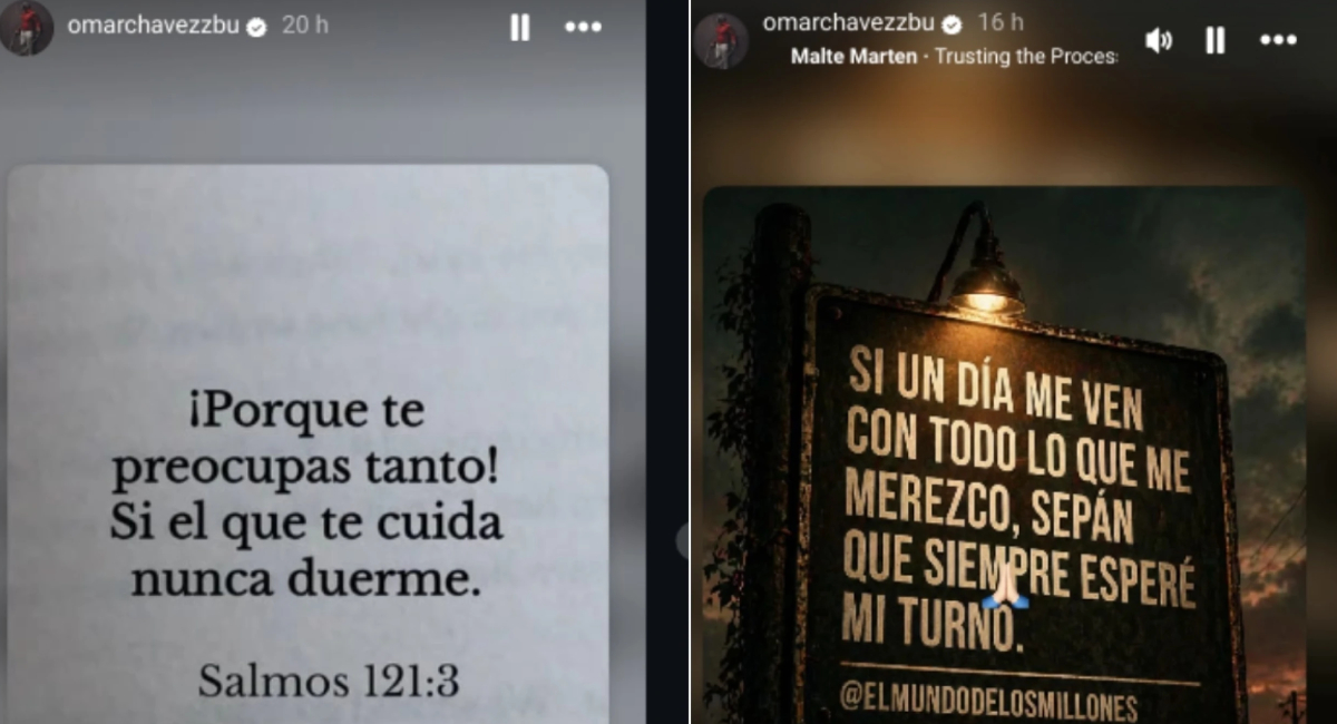 Omar Chávez deja mensajes en Instagram tras ser liberado de prisión