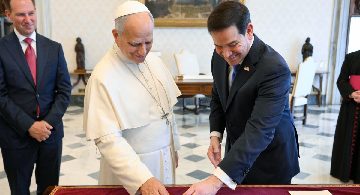 Marco Rubio se reúne con León XIV