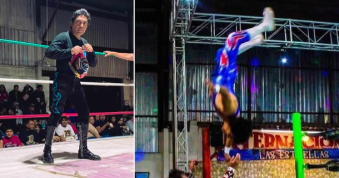 Luto en la lucha libre: muere el luchador Piloto Suicida durante una función en Chihuahua.