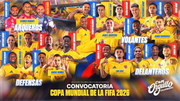 Con dos jugadores de Liga MX, Colombia anuncia convocados para el Mundial de Fútbol 2026