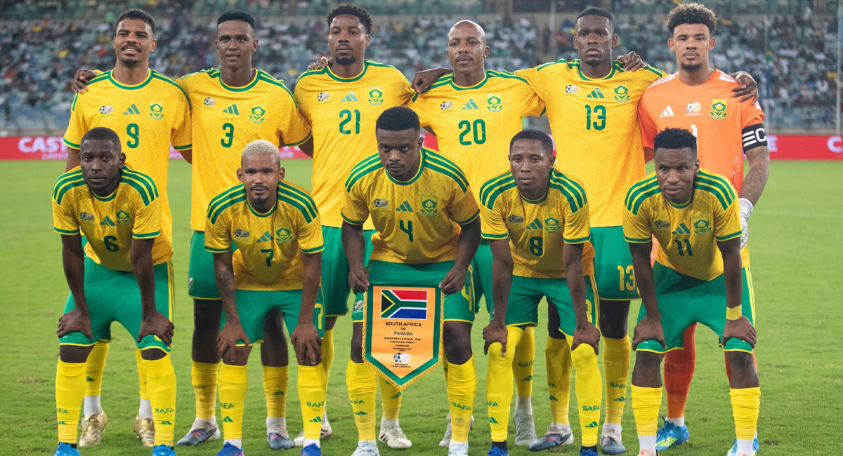 Sudáfrica presentó la convocatoria definitiva con la que participarán en la Copa del Mundo 2026