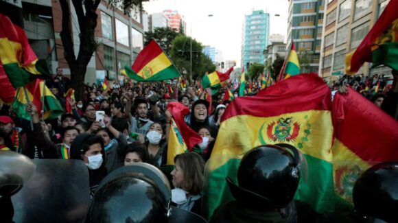 Trabajadores toman La Paz en protesta contra el Gobierno de Bolivia