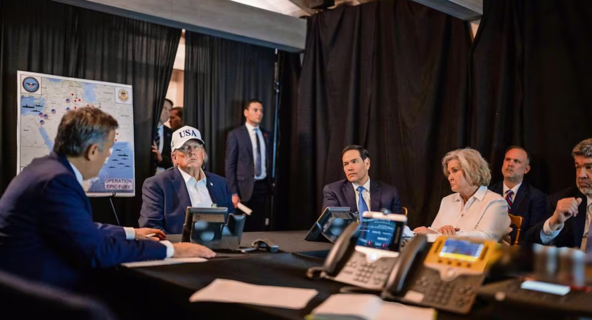 Trump se reúne con su equipo de seguridad para tomar una decisión final sobre Irán