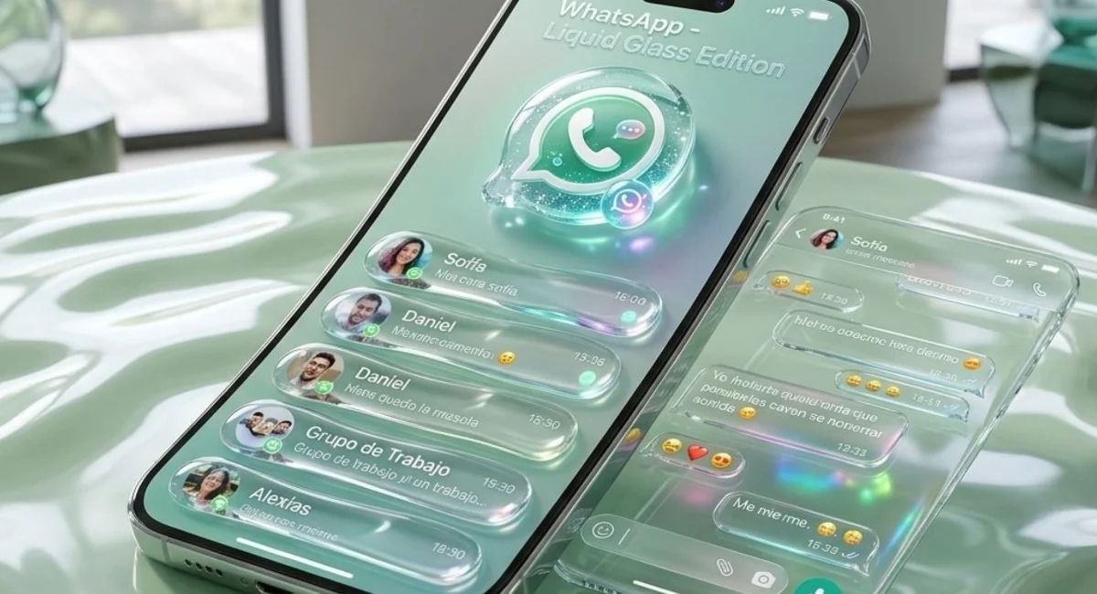 WhatsApp lanza Liquid Glass en iPhone con nuevo diseño de interfaz