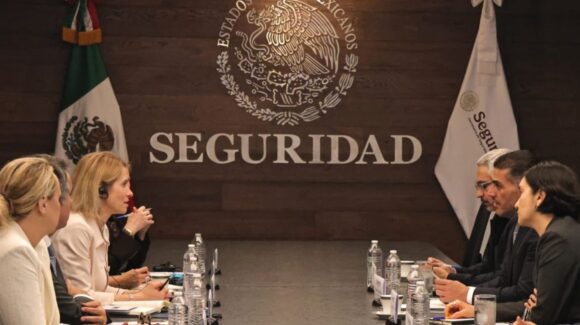 Reunión García Harfuch-Kaja Kallas: México y Unión Europea refuerzan estrategia contra crimen organizado