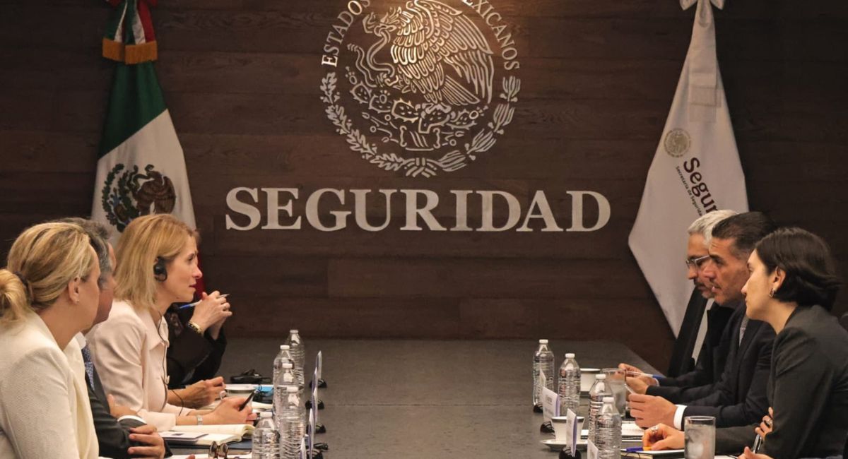 García Harfuch dialoga con Kaja Kallas sobre seguridad y combate al crimen global