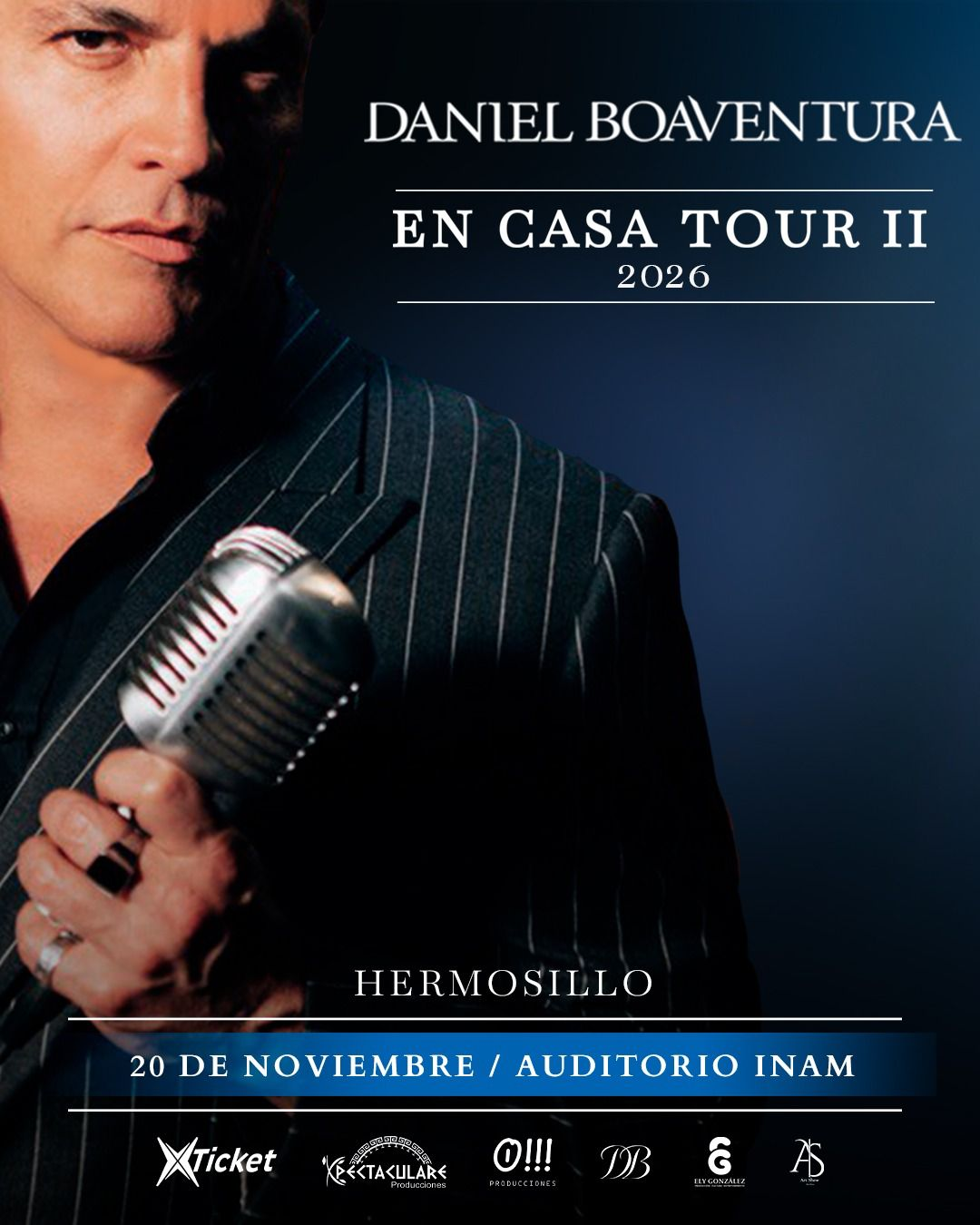 Daniel Boaventura llega por primera vez a Hermosillo con su 'En Casa Tour II 2026'