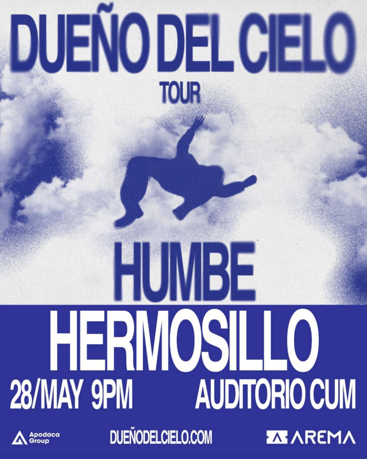 Humbe llega a Hermosillo con su gira 2026: Una noche que promete ser inolvidable  