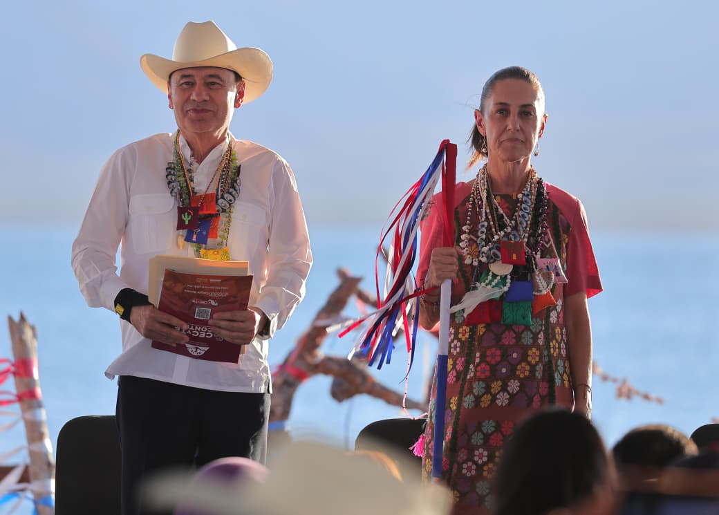 Claudia Sheinbaum y Alfonso Durazo (foto: Cristian Ruiz)