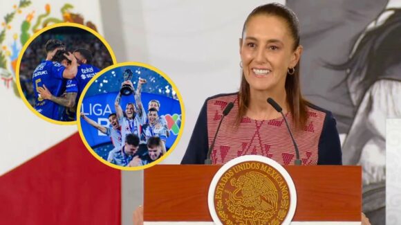 Sheinbaum felicita a Cruz Azul por la décima estrella y reconoce esfuerzo de Pumas: “A la siguiente”