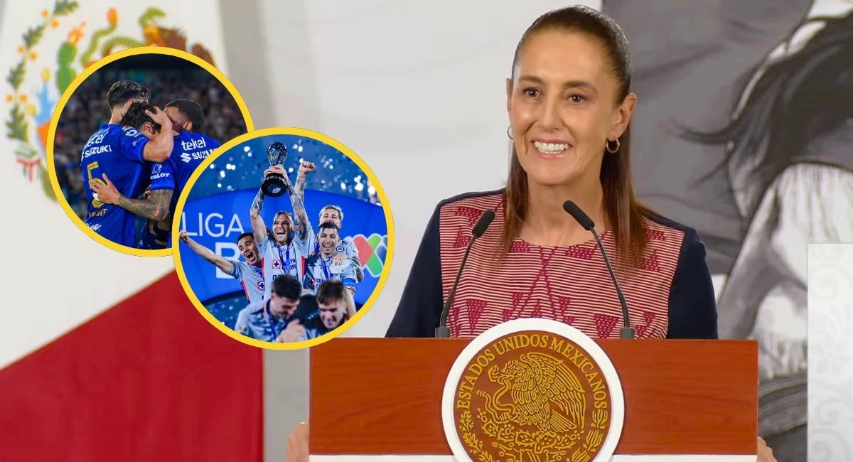 Sheinbaum felicita a Cruz Azul tras conquistar el Clausura 2026