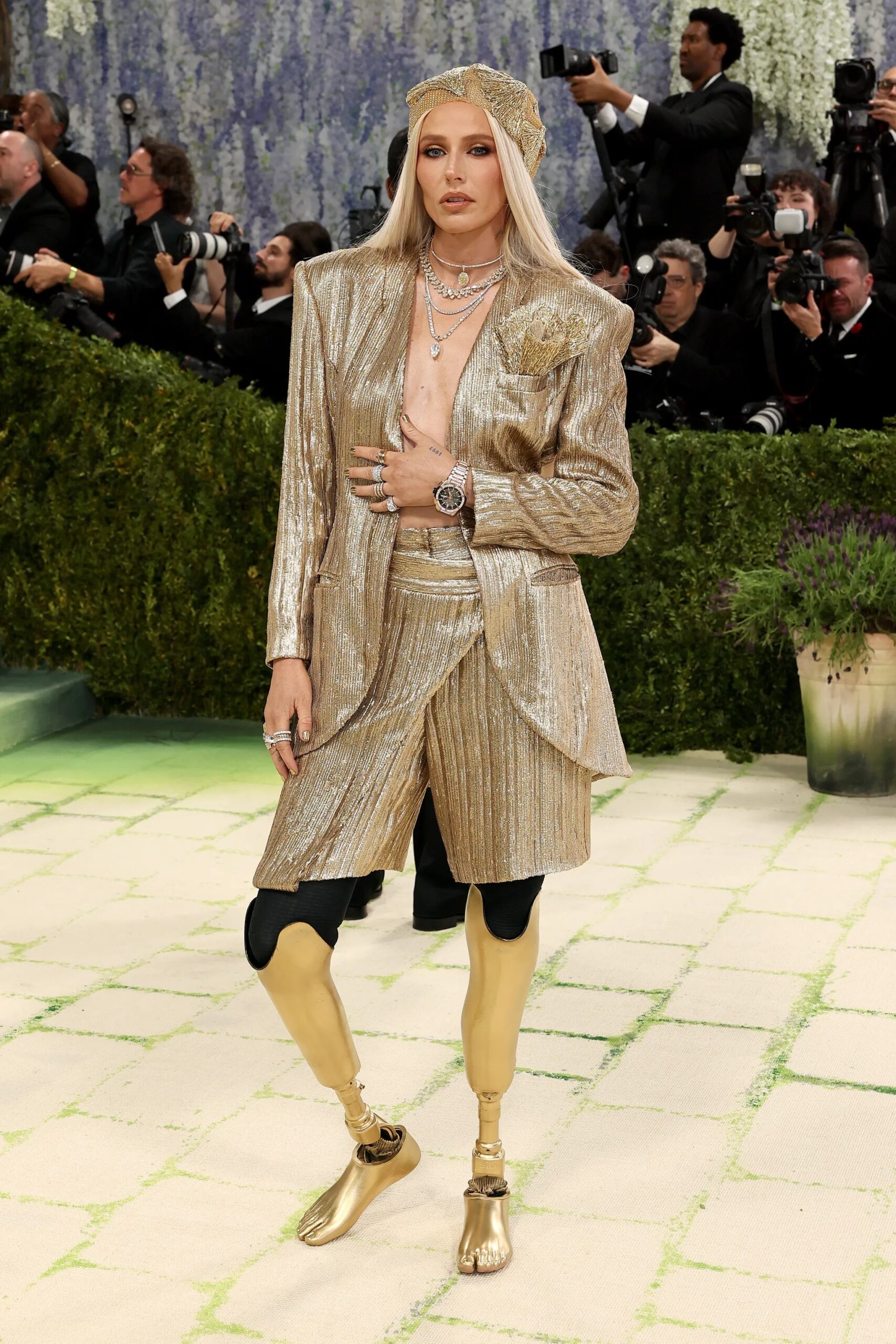 Lauren Wasser en la Met Gala 2026