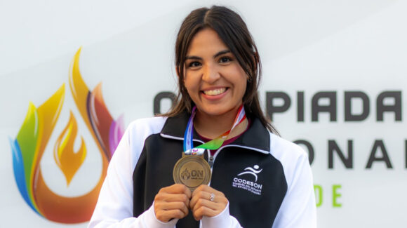 La sonorense Andrea Aguilera se convirtió en una de las figuras de la Olimpiada Nacional