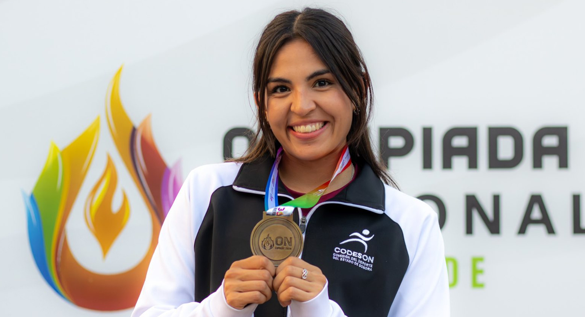 La sonorense Andrea Aguilera se convirtió en una de las figuras de la Olimpiada Nacional