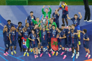 Así fue la celebración de los jugadores del Paris Saint-Germain tras conquistar la Champions League