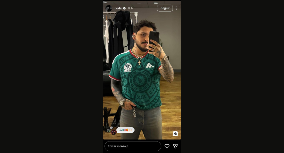 ¡Mariachi y futbol! Christian Nodal desata la fiebre mundialista previo a la Copa Mundial 2026