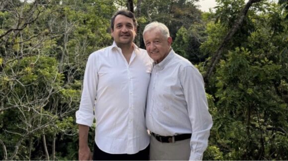 FOTO: ‘Andy’ López Beltrán reaparece junto a AMLO en medio de nueva etapa política