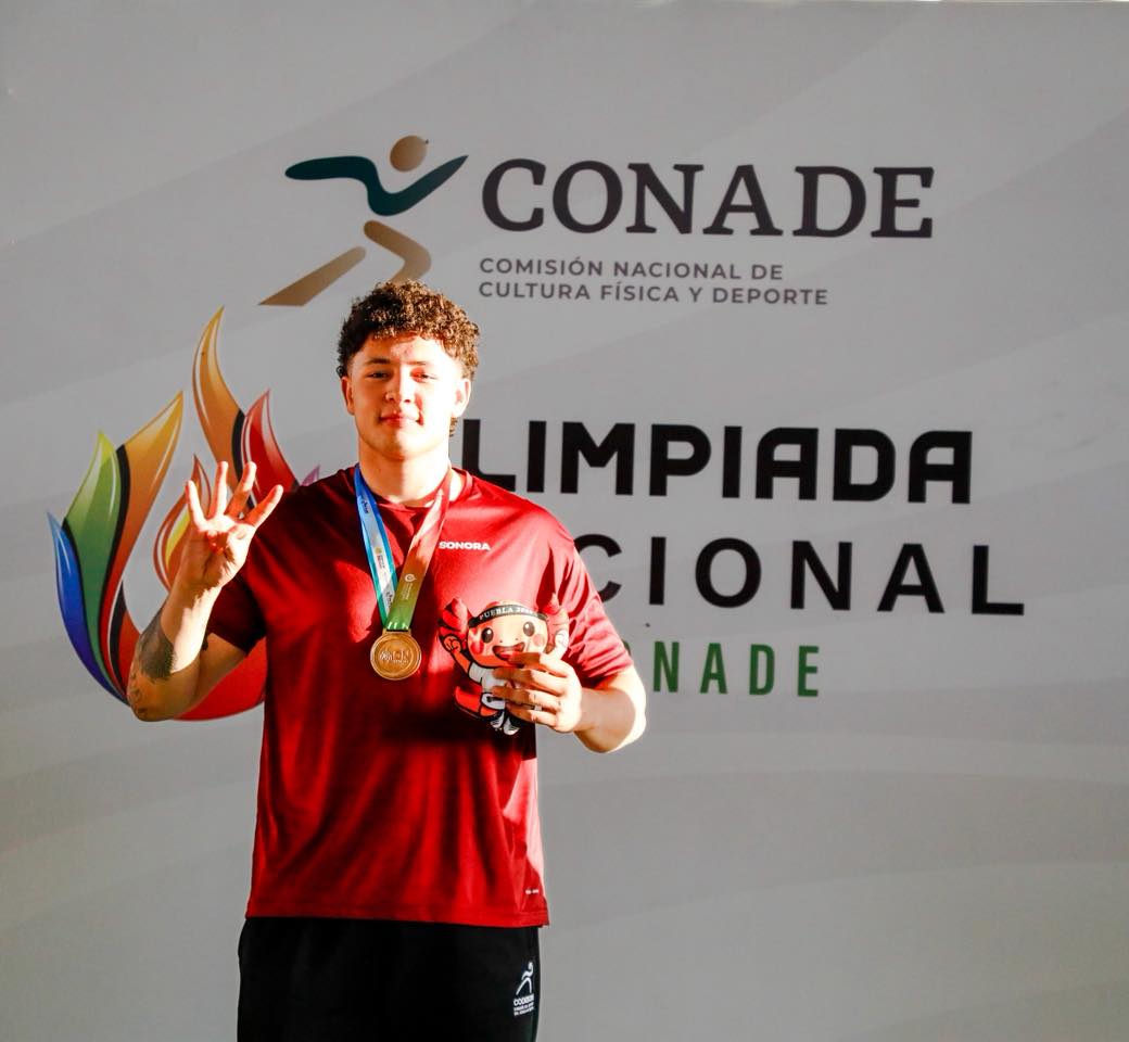 Uno de los medallistas de oro