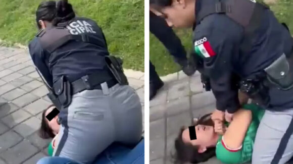 VIDEO: Fiscalía de Puebla investiga a policías por abuso de autoridad contra mujer y dos menores