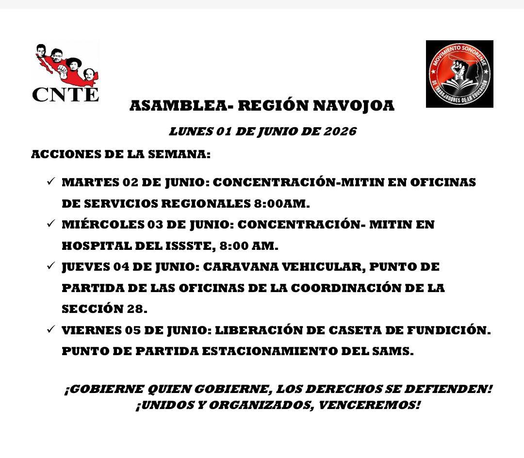 Próximas actividades magisteriales