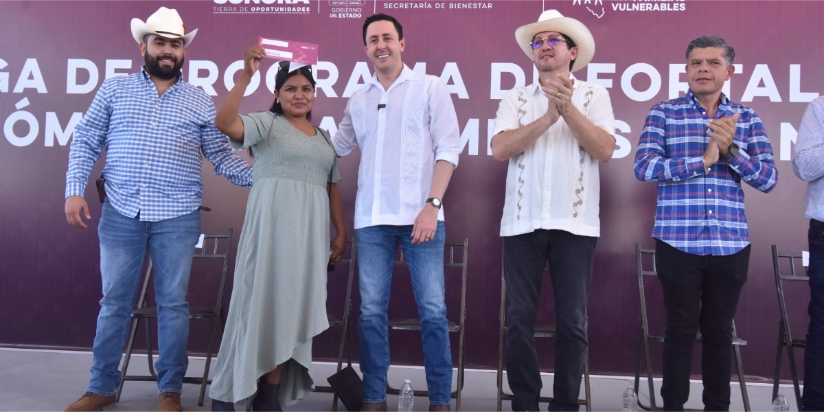 Fortalecen economía familiar, personas vulnerables de la Región del Mayo reciben apoyo