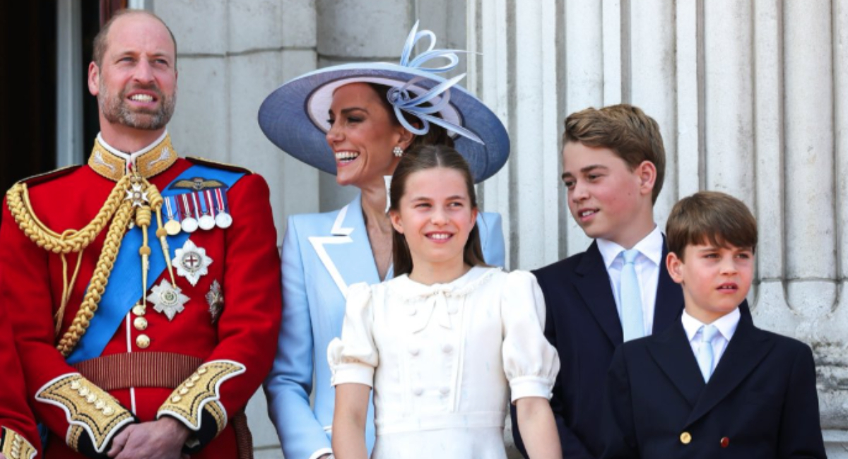 Abuchean a Kate Middleton e hijos del Príncipe Willam en desfile Trooping the Colour