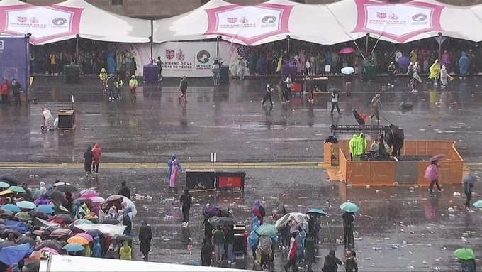 Ciudad de México activa Alerta Naranja por lluvias fuertes este jueves.