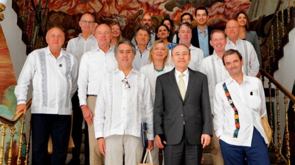 Alfonso Durazo fortalece lazos con Unión Europea; embajadores visitan Puerto de Guaymas