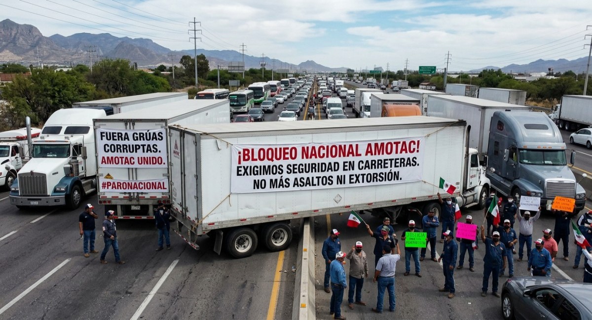 Alianza de Transportistas anuncia bloqueos carreteros durante el Mundial 2026