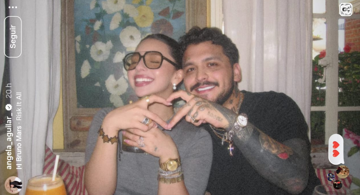 Ángela Aguilar desata críticas tras presumir lujoso anillo junto a Christian Nodal