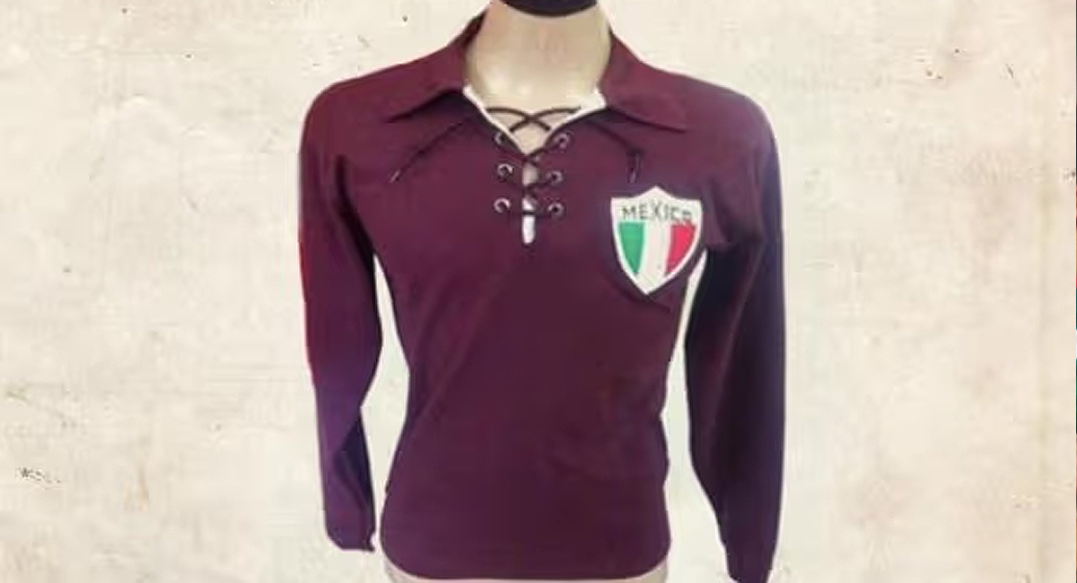 Así fue el primer uniforme con el que la Selección Mexicana participó en una Copa del Mundo